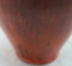 Thumbnail: J.B. Cole/Waymon Cole Pottery Vase with Loop Ring Handles In Chrome Red Glazes