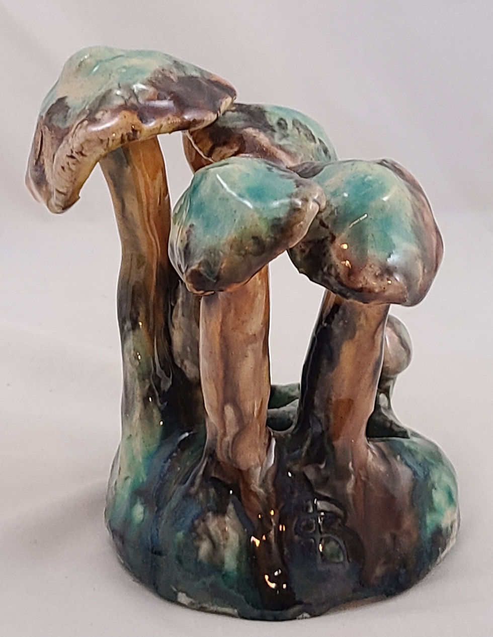 Thumbnail: Lulu Scott Backus Mushroom Flower Frog Rit/Mechanics Institute Ceramics Director