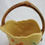 Thumbnail: Roseville Bittersweet Handled Basket In Gorgeous Yellow Glazes Great Mold
