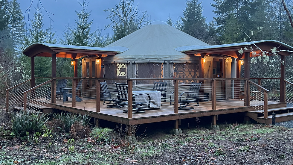 A Winter Night in a Yurt