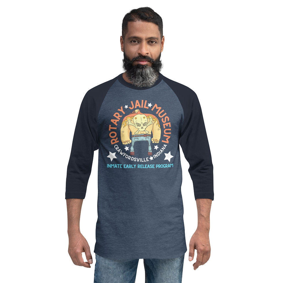 Thumbnail: 3/4 sleeve raglan shirt