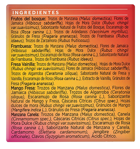 Miniatura: Davenport surtidos frutales caja con 20 sobres