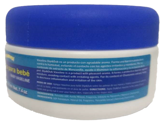Miniatura: DIP & DUB VASELINA BEBÉ DE 210g