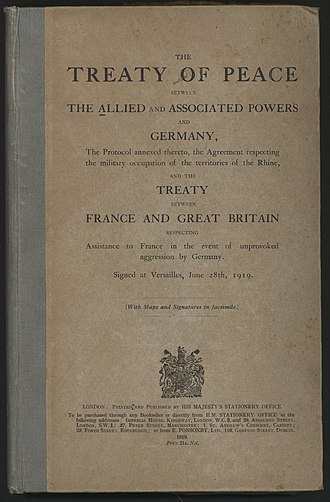 The cover of the English version of the treaty