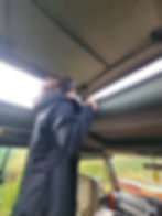 Space to stand and view even when it rains in your 4x4 Safari Vehicle