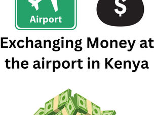 Exchanging money at Jomo Kenya Airport in Kenya