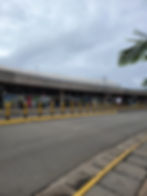 Jomo Kenyatta International Airport arrivals terminal in Nairobi