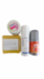 Essential travel hygiene and body cream deodorant for women managing menopause on safari