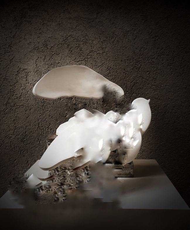 Eufrosina Sabiescu, Healed Frieden 5, 2022, photo art collage