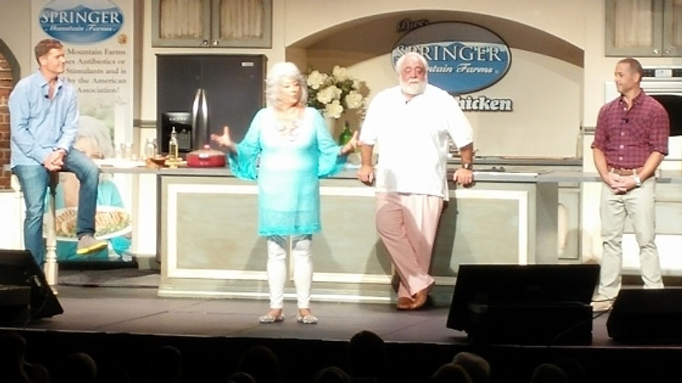 Jamie, Paula, Michael and Bobby at the Lucas Theatre in Savannah, Georgia on August 8.