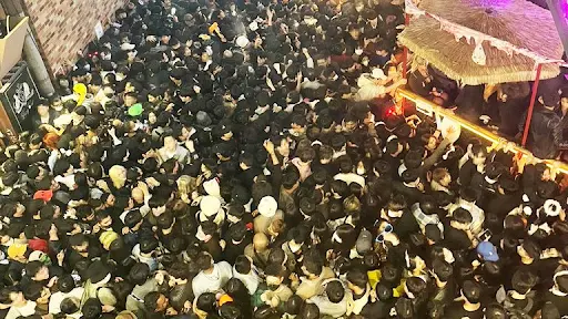 The crowded streets of Itaewon, South Korea