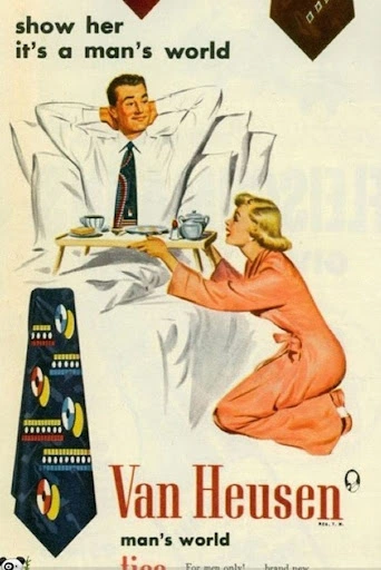 When a distinguished brand like Van Heusen is spreading such ideas, you can’t expect anything better from elsewhere.