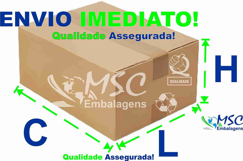 Miniatura: Caixa Papelão Embalagem Correio Sedex 16x11x6 - 50 Un