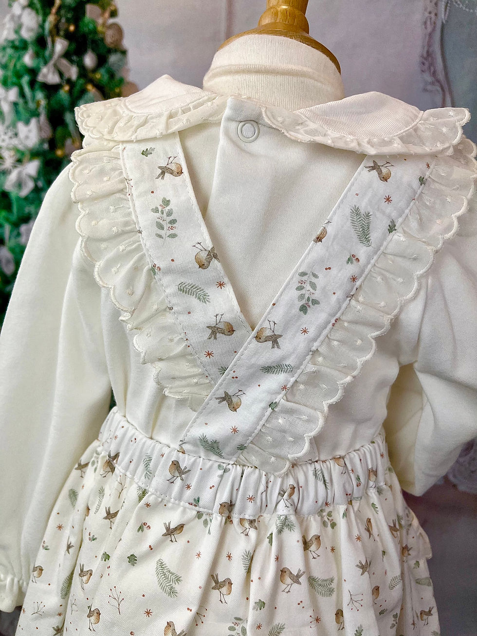 Thumbnail: Deolinda Pinafore Dress & Blouse