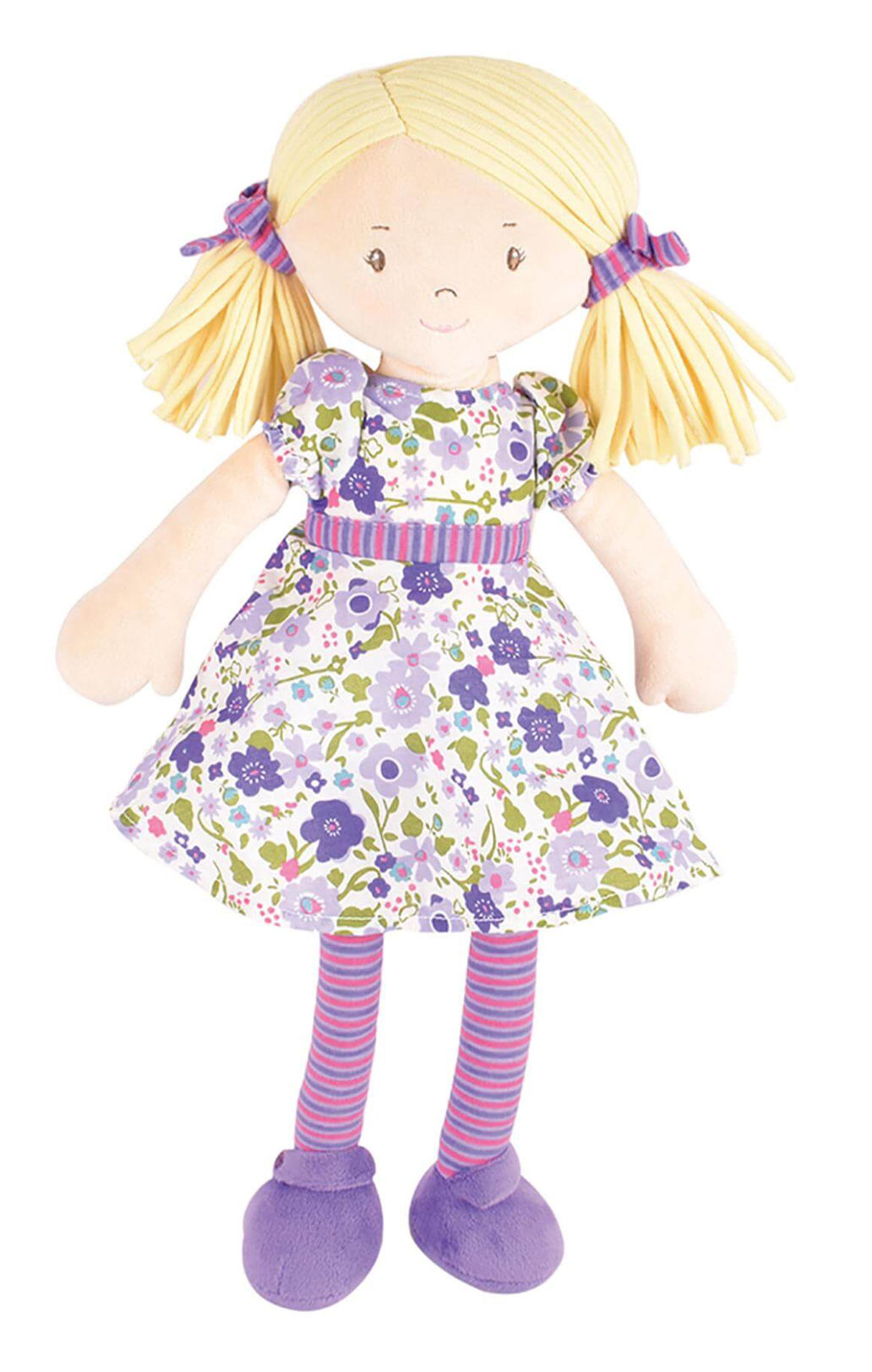 Peggy - Blonde Hair with Lilac & Pink Dress