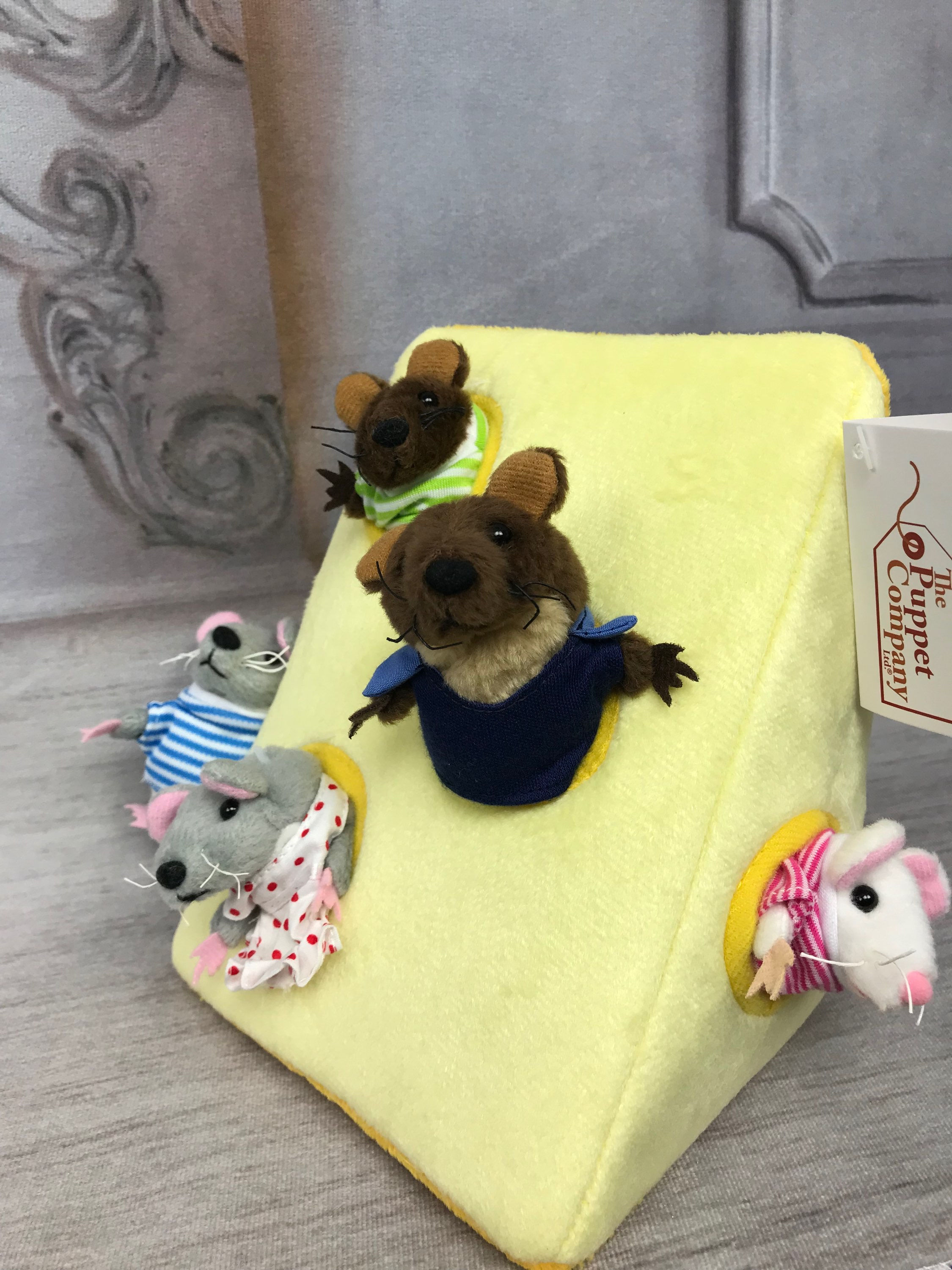 Finger Puppets Cheese Slice