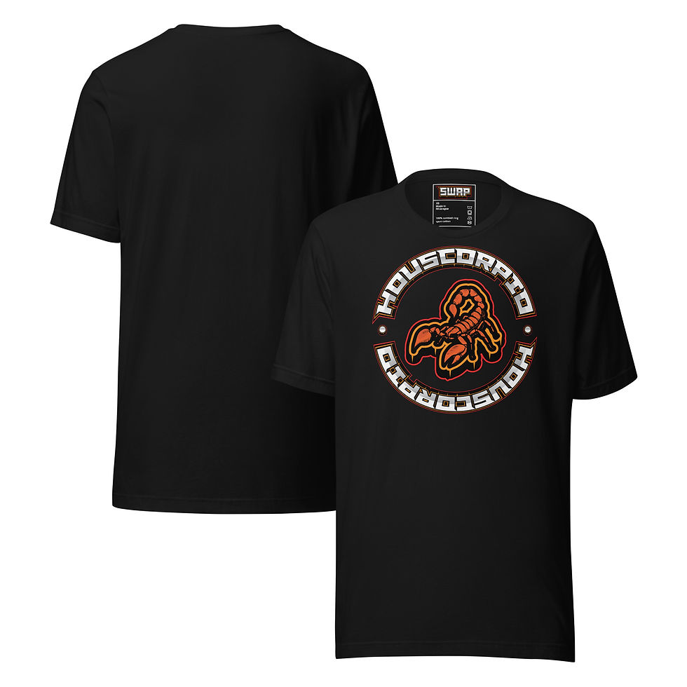 Thumbnail: Houscorpio Round Logo Unisex t-shirt