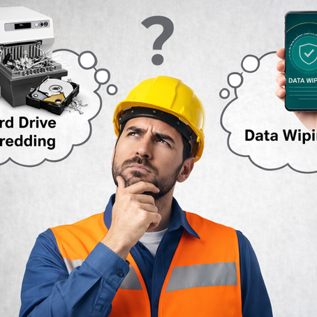 Hard Drive Shredding vs Data Wiping: Which Is More Secure?