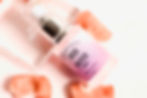 Rose Water Makeup Toner bottle with flash finder branding photoshoot ideas.