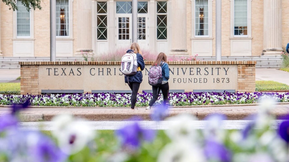 The campus of Texas Christian University (TCU).