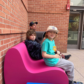 Fresh air while waiting at the hospital!