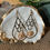 Thumbnail: Mermaid Scales Teardrop Earrings & Necklace Set (pink)