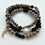 Miniatura: Pulseras negro con beige