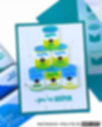 Blue checkered card with flowers and leaves. Text reads "You Are Incredible." Bright and cheerful design by Natasha Polite for Hero Arts.