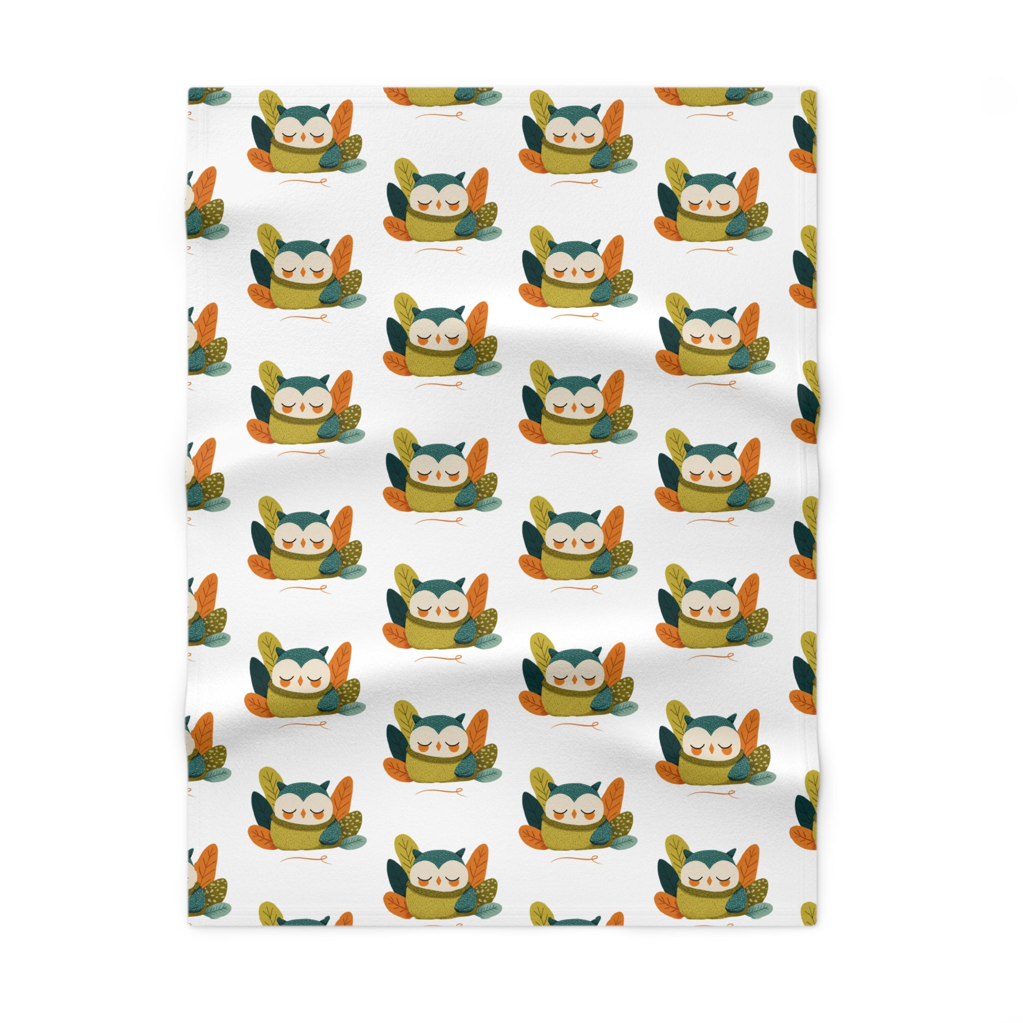 Snuggle Nest Owls Baby Blanket – Soft Fleece