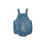 Thumbnail: Denim Baby Romper Overalls – Sleeveless Cotton One-Piece (0–12M)