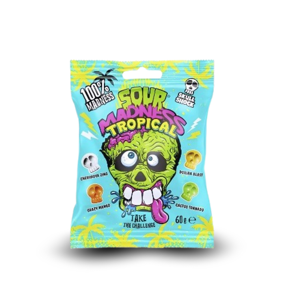 Gummies Sour Madness Tropical