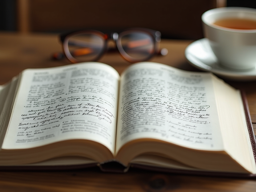 bible and coffee