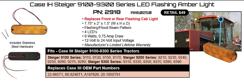Thumbnail: John Deere & Steiger Flashing Amber Light