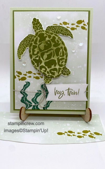 Sea Turtle Hello Card