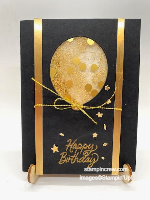 Elegant Birthday Card with Beautiful Balloons Bundle
