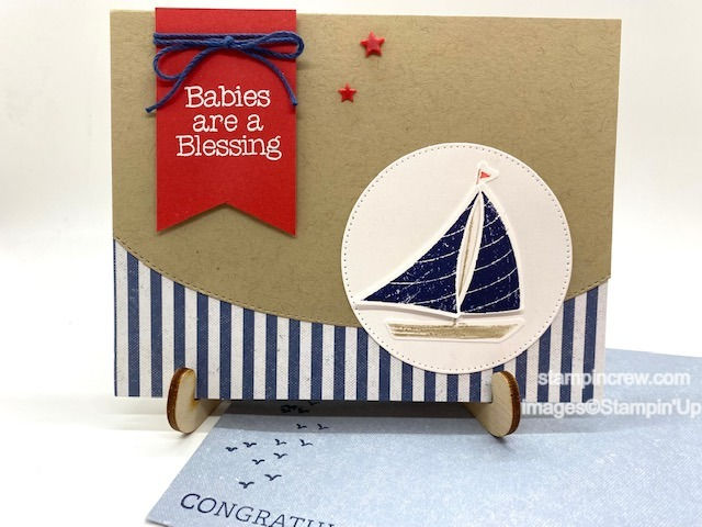 Let's Set Sail Baby Card