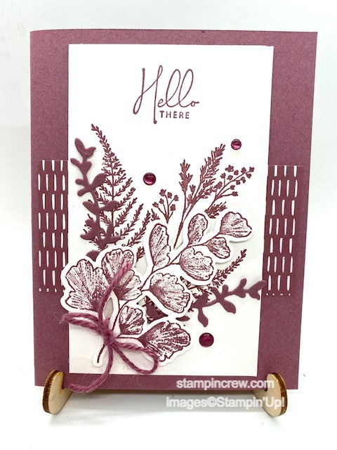 Nature's Prints Monochromatic Card
