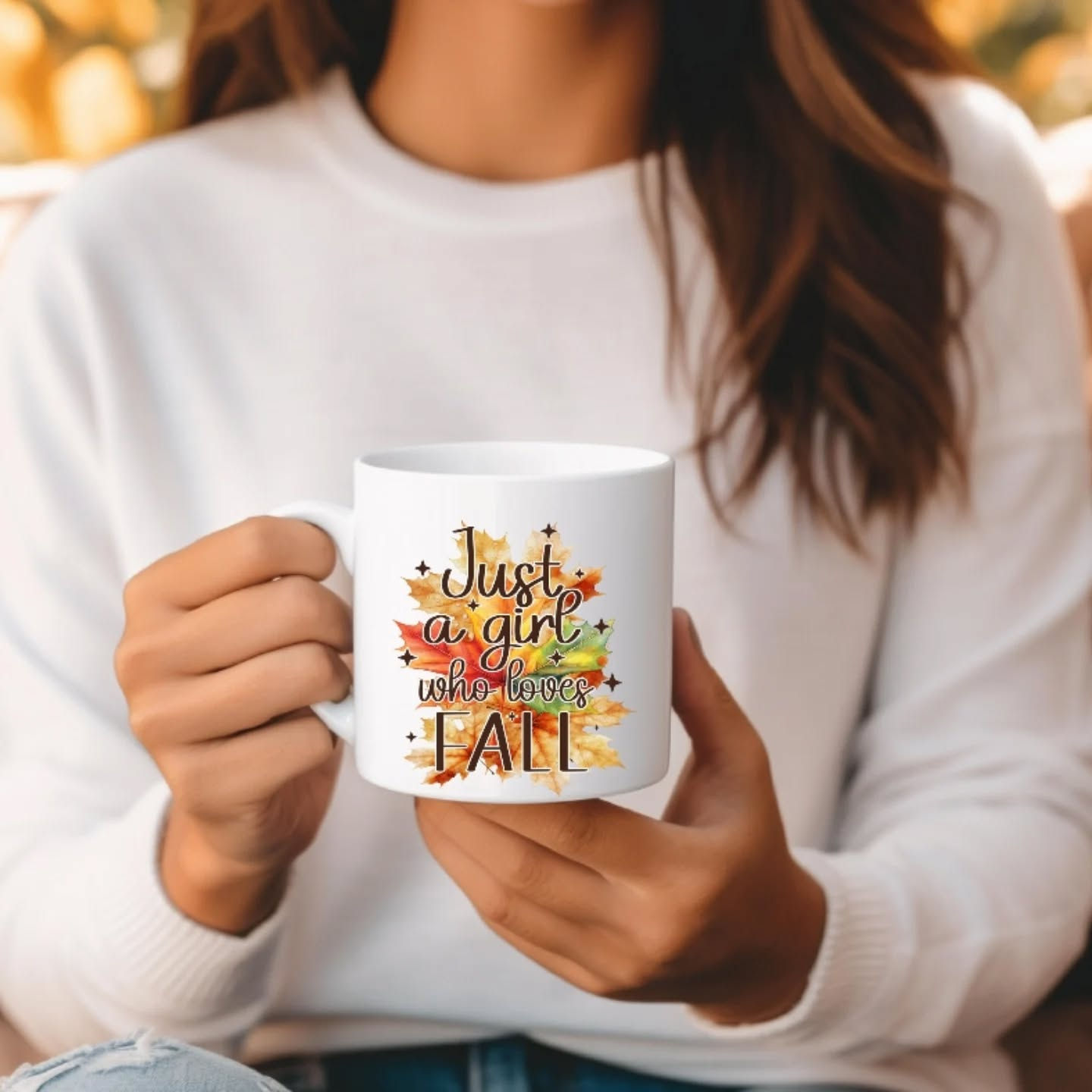 Skodelica “Just a Girl Who Loves Fall”