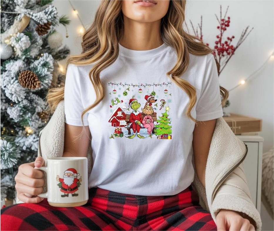 Majica »Christmas Family Moment« – praznična družinica