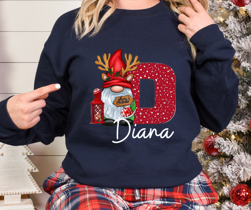 Personaliziran božični pulover “Diana” – praznično popoln kos za toplo obdarovan