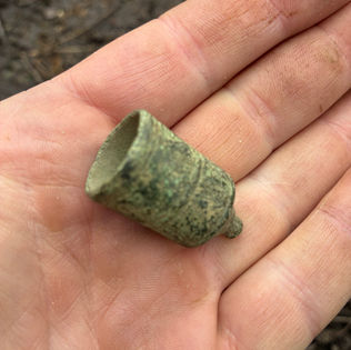 Roman medieval candle snuffer?