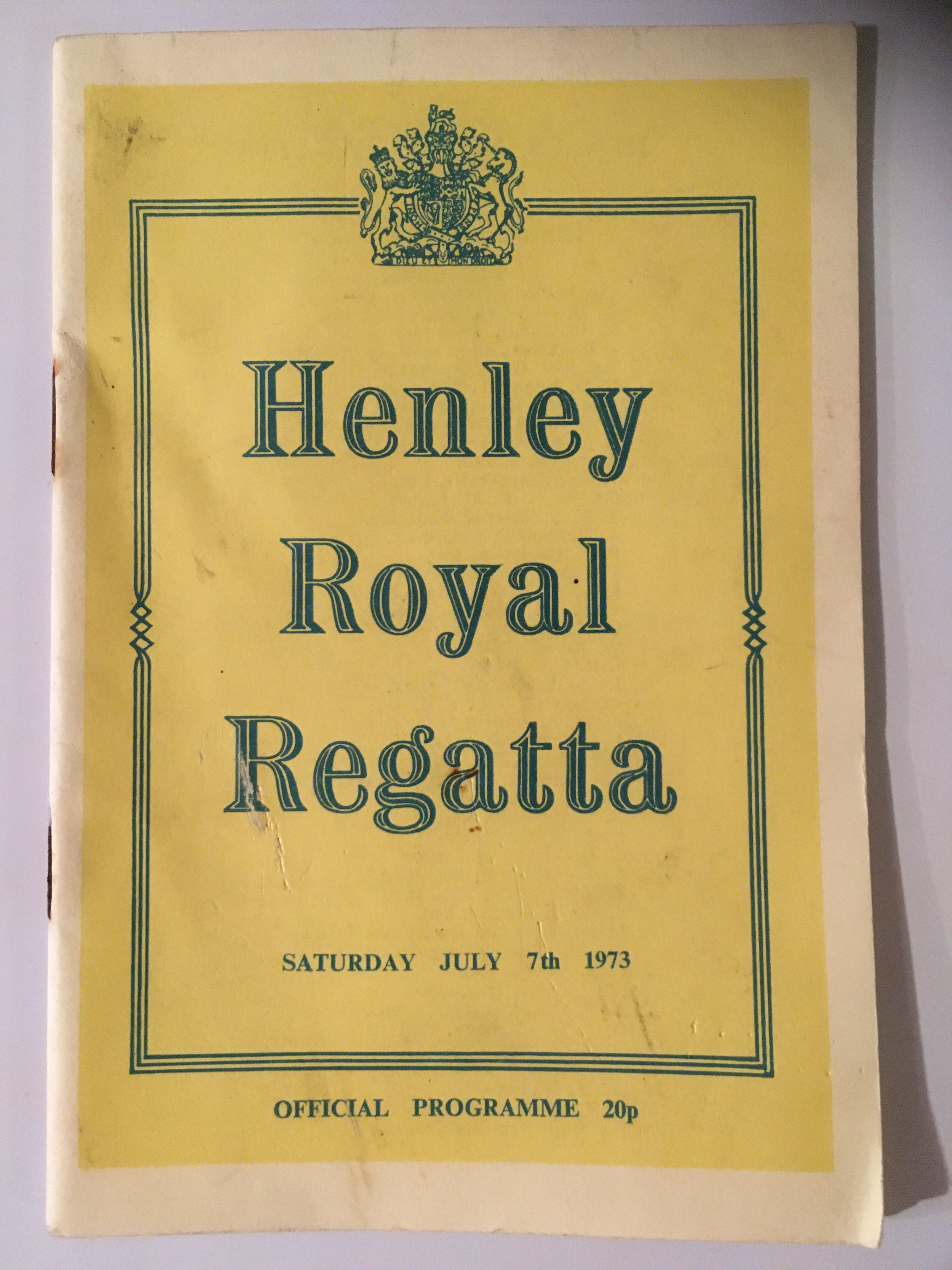 Henley Regatta 1973 £10