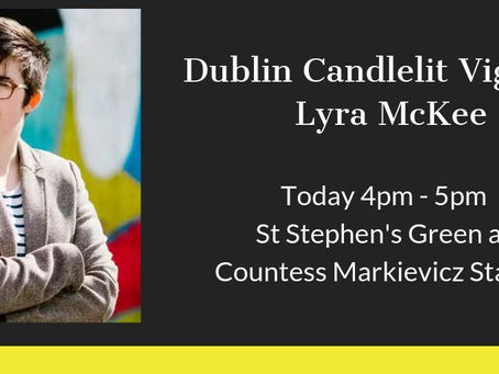 Dublin Candlelit Vigil for Lyra McKee