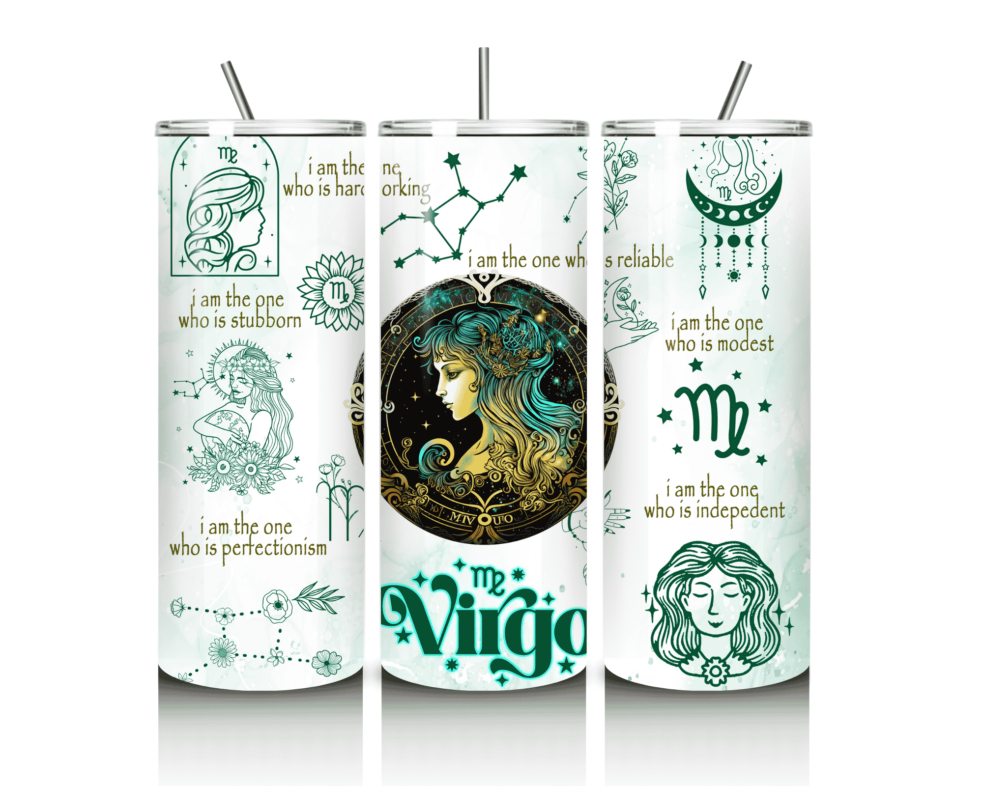 Virgo Celestial Maiden | 20 oz Skinny Tumbler