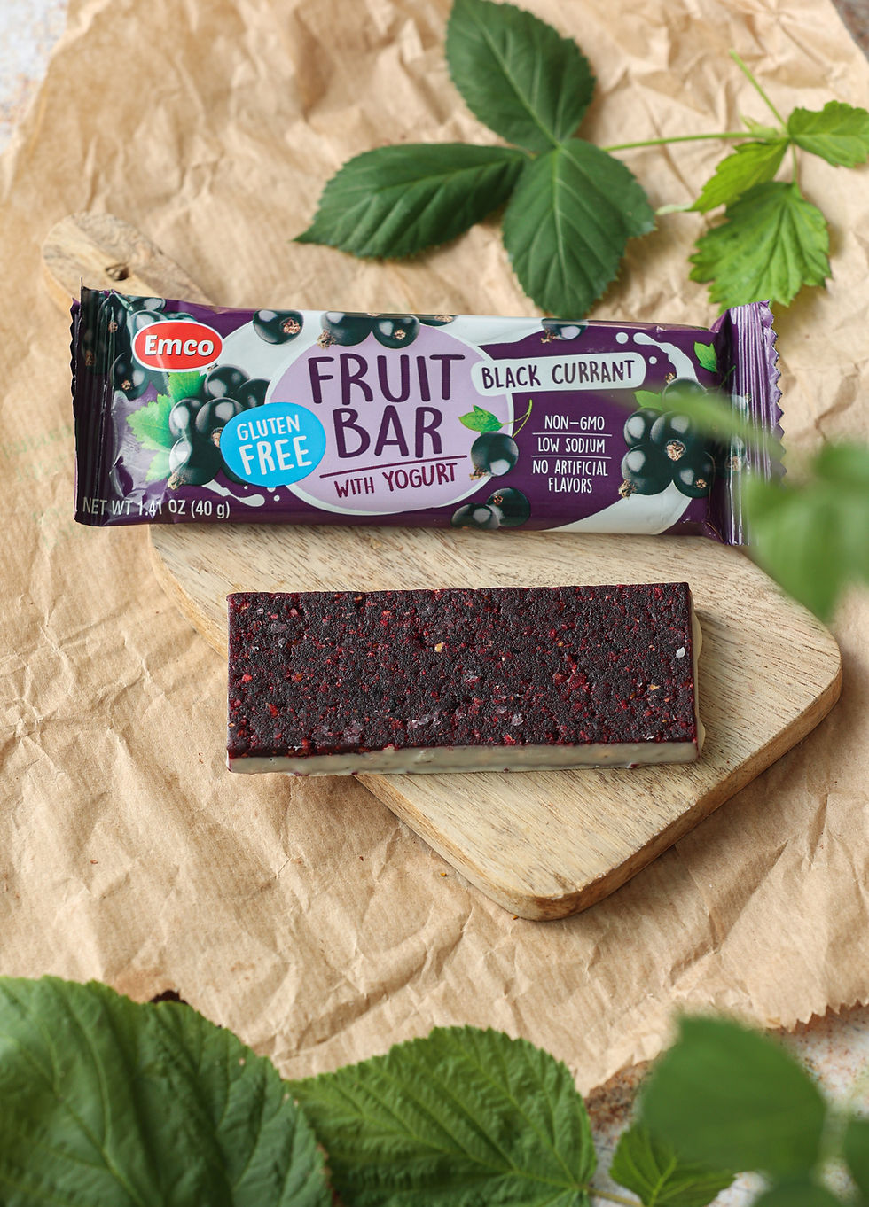 Thumbnail: Fruit Bar Blackcurrant With Yogurt Coating, multipack 4x40 g