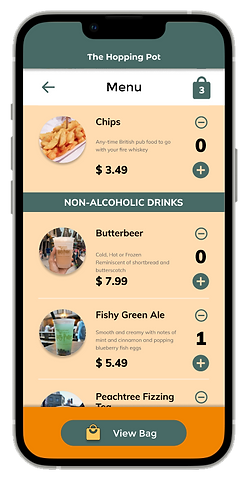 The Hopping Pot Hi-fi 1.0 Menu