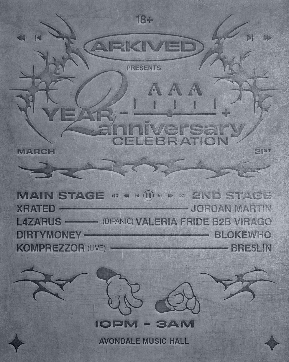 Arkived 2 Year Anniversary Celebration