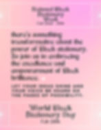 a quote: there's something transformative about the power of Black excellence and empowerment in stationery. So join us in embracing the excellence and empowerment of Black brilliance. Let your ideas shine and your voice be heard on the pages of possibility