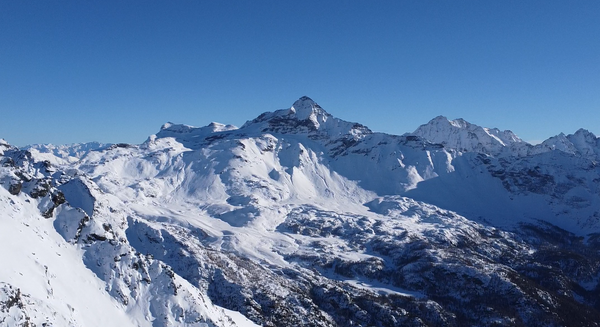 Pizzo Scalino innevato