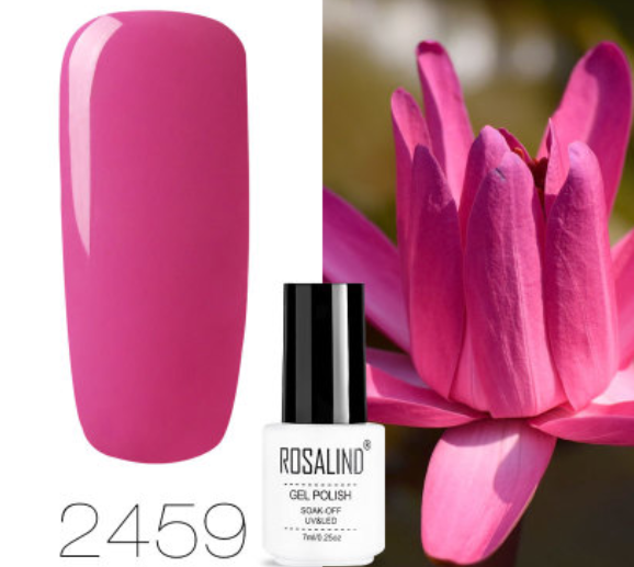 Thumbnail: ROSALIND 10ml Pink Eco-Friendly UV Nail Gel (24 Colors)